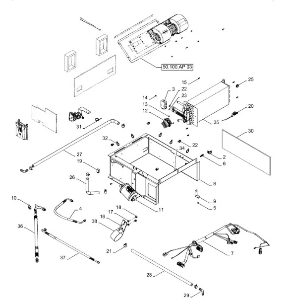 48131155 - Блок управл. конд., вся техника CNH